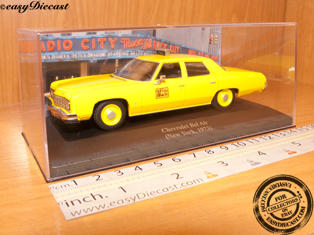 CHEVROLET BEL AIR TAXI CAB 1:43 NEW YORK (USA) 1973 MINT!! | eBay