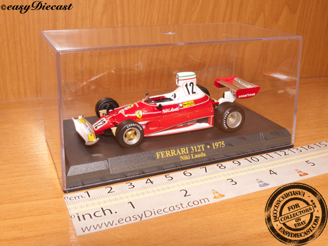 F1 Ferrari 312 T 1/43ミニカー ニキラウダ直筆サイン1:43 FERRARI 312T 312-T NIKI LAUDA 1:43 F1 FORMULA 1 1975 | eBay