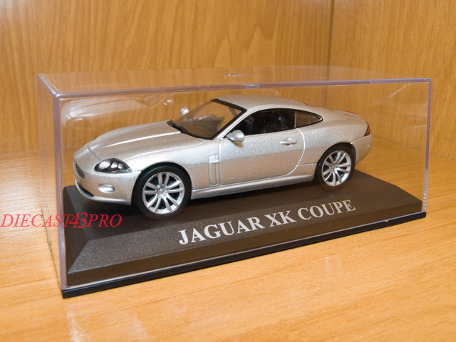 JAGUAR XK X-K COUPE METALLIC SILVER 1:43 MINT!!! | eBay