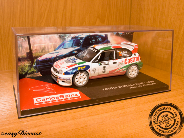 TOYOTA COROLLA WRC CARLOS SAINZ 1:43 FINLAND 1999 #3 | eBay