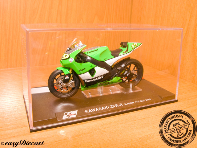 KAWASAKI ZXR-R ZXRR OLIVIER JACQUE 2005 1/24 MOTO-GP#19 | eBay